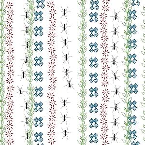 Stitch & Sparkle Maries Collection Fabric, Picnic with Ants, 44 